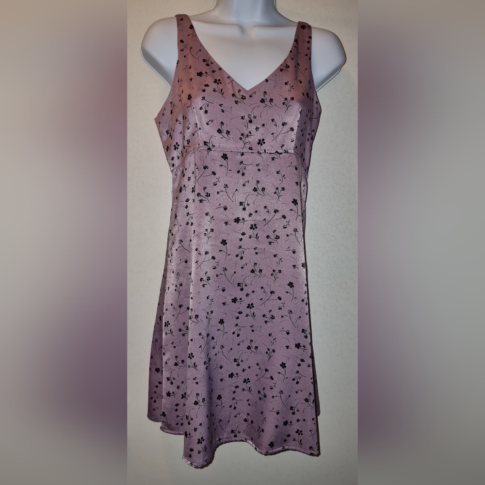 NWOT American Eagle Outfitters Silky Lavendar Mini Dress